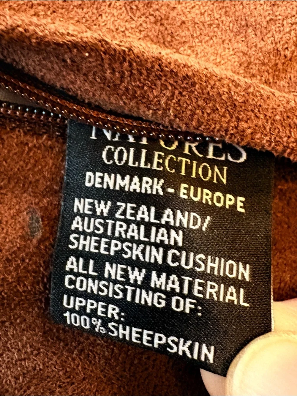 Long Fur Shearling Pillow from Nature’s Collection Chocolate Brown 26 x 26”